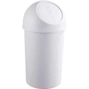 Helit Poubelle à clapet Push en plastique (25 L)