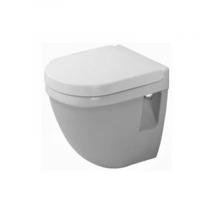 Duravit CUVETTE SUSPENDUE COMPACT STARCK 3, 36X48,5, À FOND CREUX, BLANC RÉF. 2202090000