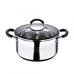 Cocotte Avec Couvercle Masterpro Foodies Bgmp-1502-bk Inox (5 L) 24 X 12 Cm