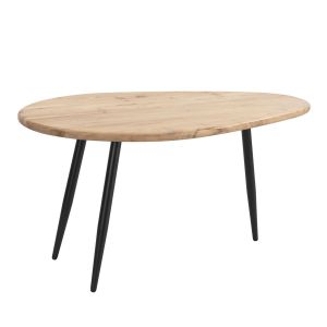 Rendez Vous Déco Table basse Mexico en bois d'acacia et métal