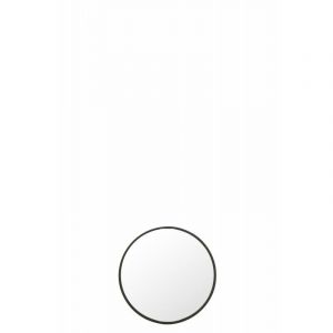 Miroir Mural Design "Matazo" 50cm Noir Mat Prix