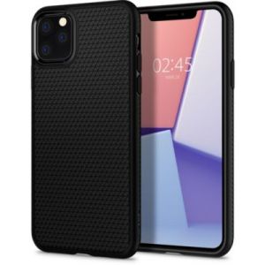 Spigen Coque iPhone 11 Pro Liquid Air noir mat
