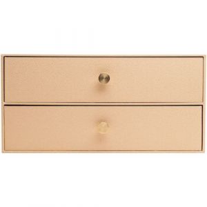 Exacompta Tiroir de bureau - 30602E - 2 tiroirs - A4+ - Carton recyclé