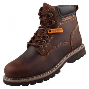 Dockers by Gerli Bottes Homme Marron - Cuir Doublé - Semelle Cousue Main