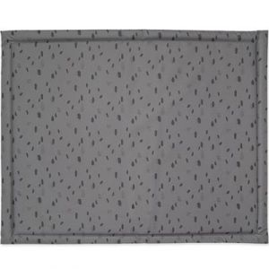 Jollein Tapis de parc plastifié Spot storm grey gris (75 x 95 cm)