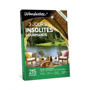 Wonderbox Coffret Cadeau 3 Jours Insolites Gourmands