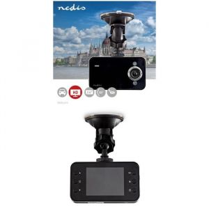 Nedis Caméra de voiture Embarquée Dashcam Ecran LCD 2,4 pouces Détecteur de mouvement 3.0 MPixel