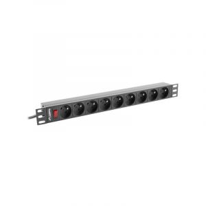 Lanberg Pdu-09e-0300-bk Unit&eacute; De Distribution D'&eacute;nergie 9 Sortie(s) C