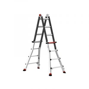 Tubesca &Eacute;chelle transformable flex'up plus 4 x 4 marches 15.1 kg 1 pi&egrave;ce(s) &eacute;chelle transformable flex'up plus 4 x 4 marches t&eacute;l&eacute;scopique, transformable 4.85