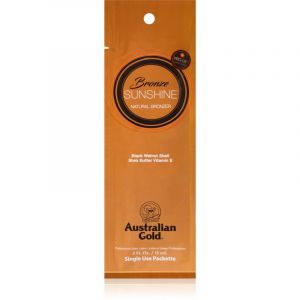 Australian Gold Bronze Sunshine solariumiin tarkoitettu ruskettava suojavoide 15 ml