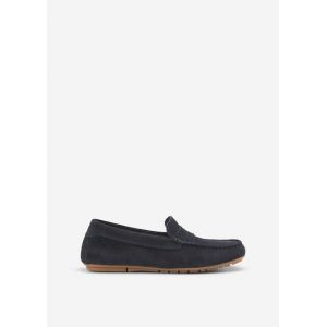 Marc O'Polo Mocassins en cuir de vachette velours doux Bleu Marc O?Polo - Couleur Bleu - Taille 37