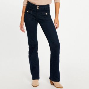 Morgan Jeans bootcut taille haute jean brut femme - Taille 44