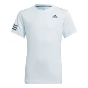 Adidas Tshirt Club Tennis 3 bandes Bleu - Taille 7-8 Ans