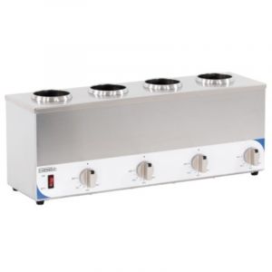 Casselin Chauffe Sauce 4 Bouteilles &agrave; Sauce