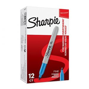 Image de Sharpie Marqueur permanent - pointe ogive fine - bleu