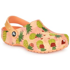 Crocs Sabots enfant CLASSIC POOL PARTY CLOG K Rose - Taille 33 / 34