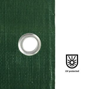 GT Garden Bâche de protection verte ultra résistante - 200 g/m² - 4 x 5 mètres
