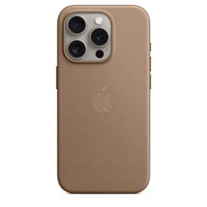 Image de Apple Coque en tissage fin avec MagSafe pour iPhone 15 Pro - Taupe