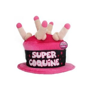 Chapeau super coquine avec des pénis en érection