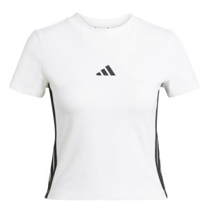 Adidas T-shirt slim femme Essentials 3-Stripes Baby