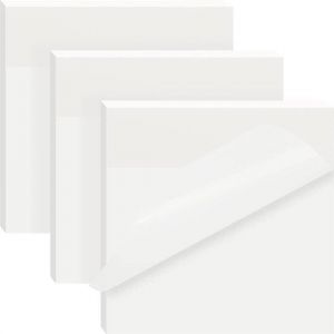 Pency Sticky Notes Transparent - Bloc-notes avec 300 feuillets - Autocollant, Résistant à l'eau et Réutilisable