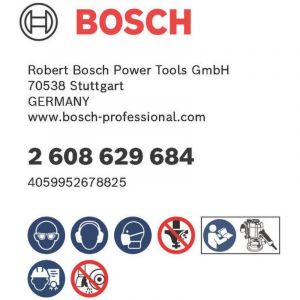 Bosch 1x Fraise &agrave; rainurer en trou de serrure PRO (pour Bois r&eacute;sineux, Bois dur, &Oslash; 8,6 mm, Professional Accessoire D&eacute;fonceuse manuelle, Fraise &agrave; araser)
