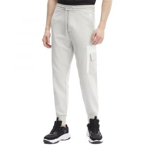 Calvin Klein Jeans Pantalon Taille Haute Blo ing Cargo M Stratus Grey