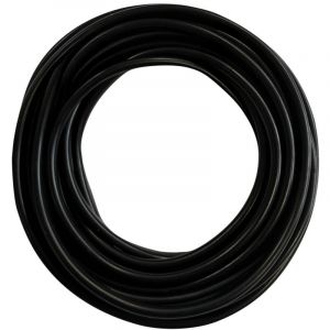 Tibelec C&acirc;ble plastique plat 3m noir