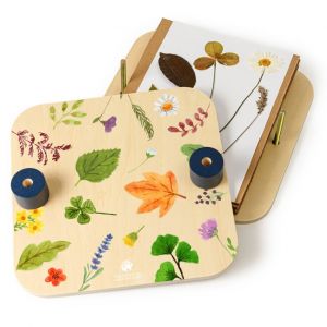 Nature & D&eacute;couvertes Atelier cr&eacute;ation d'un herbier avec presse &agrave; fleurs