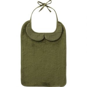 BB & Co Grand bavoir Soft bambou et gaze de coton Foug&egrave;re