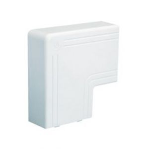 Iboco Angle plat NPAN - Pour goulotte 25x30mm - Blanc