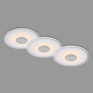 Briloner - LOT 3x Spot encastrable de salle de bain LED LED/6W/230V IP44 chrome