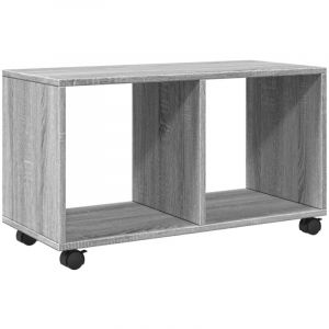 VidaXL Armoire Roulante Sonoma Gris 72x33x42,5 Cm Bois D'ingénierie