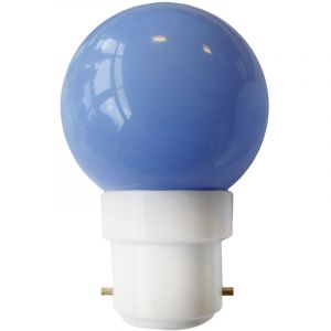 Tibelec Spherique led bleue 0,7w 230v b22
