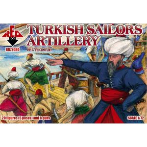 Red Box Turkish Sailor Artillery,16-17th Century - 1:72e