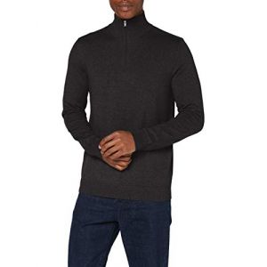 Selected Cardigan Berg XL Antracit / Detail Melange