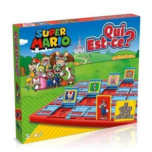 Winning Moves Devine Qui est ce le personnage mystere Super Mario 24 portraits Classique Junior version FR Set Jeu de societe et carte Tigre