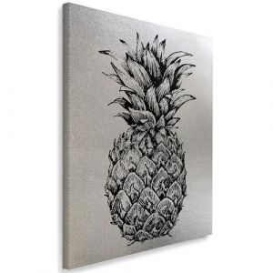 Tableau imprimé sur toile Cadre Image Art moderne Canevas Ananas Dessin 1 40x60