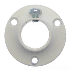 Lot de 2 naissances pour tube &Oslash;16mm, blanc