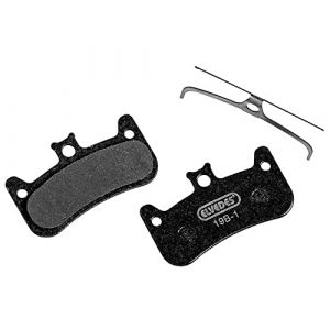 ELVEDES Formula CURA 4 Plaquettes de Freitem Cycle/MTB/E-Bike/VTT/Route, Mixte Adulte, Noir, Taille unique