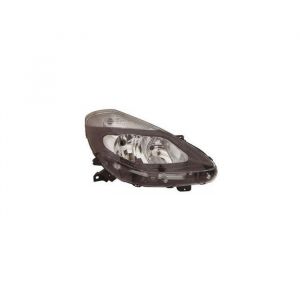 Phare avant droit H7/H7 fond noir Renault Clio 3 phase 2 2009-2012