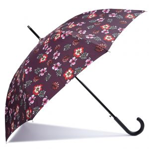 Isotoner Parapluie canne, ultra dérperlant, solide, ouverture automatique/ fermeture manuelle