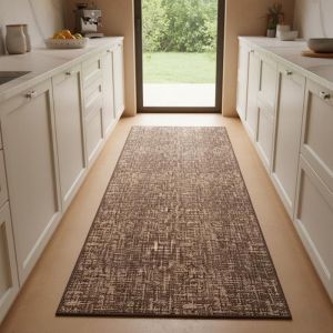 Tapis coureur Tessaro Brun 80 x 50 cm