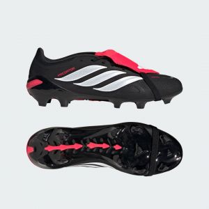 Adidas Predator League Fold-over Tongue Fg Immortal Dna - Noir/blanc/lucid Red - Herbe Naturelle (Fg), pointure 38 - ['Noir'] - Taille 38
