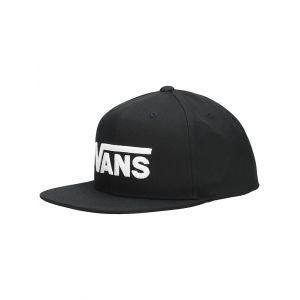 Image de Vans Drop V II Snapback Casquette, Noir (Black-White Y28), Taille Unique Garçon