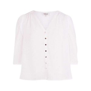 Morgan Chemise manches 3/4 blanc femme - Taille 36