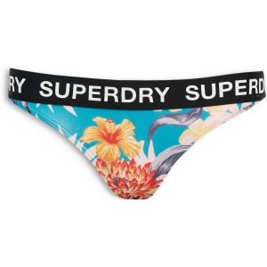 Superdry Haut de bikini Logo Triangle bleu orange blanc femme - S