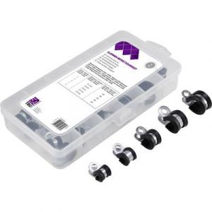 Tru Components Bride de montage pour plage de Ø: 6 à 16 mm TC-6649812 18 parties