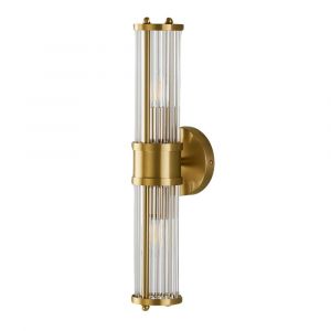 Kosilum Applique couleur laiton fines tiges de verre - Medilia