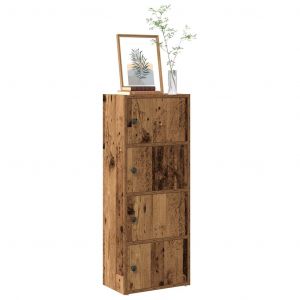 VidaXL Bibliothèque vieux bois 40x24x102 cm bois d'ingénierie